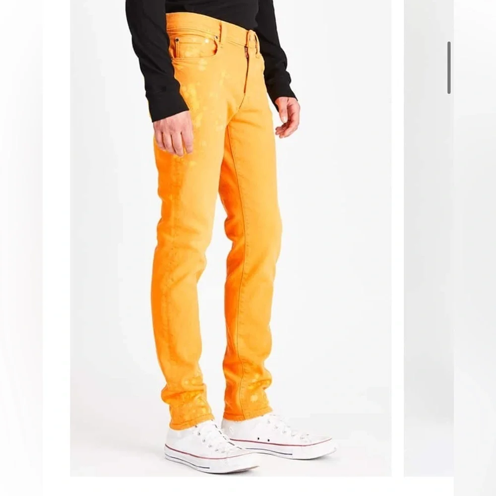 Cotton Citizen Orange Splash Slim Fit Jean Size 31